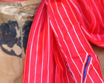 Vintage Silk Scarf, Nautical