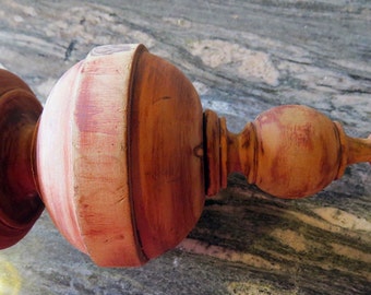 PROMOTION: Large vintage wooden finial