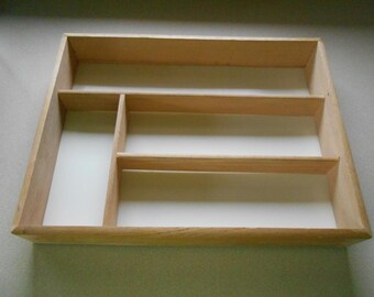 Vintage wooden drawer divider