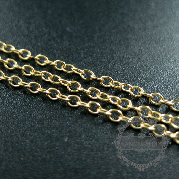 10cm 1.7mm 14K gold filled high quality color not tarnished