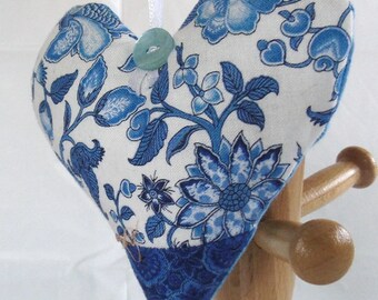 Lavender-filled Hanging Heart Decoration