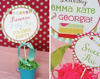 DIY, Princess and the Pea PARTY PACK