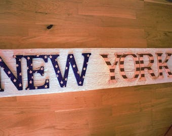 Wooden letters, wall decoration