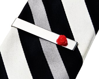 Rose Tie Clip