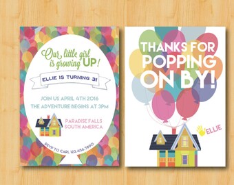 up themed invitations