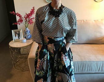 Vintage Koos Van den akker skirt set