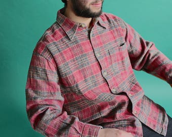 Flannel shirt / tartan pattern /HCHE17-A/H-10