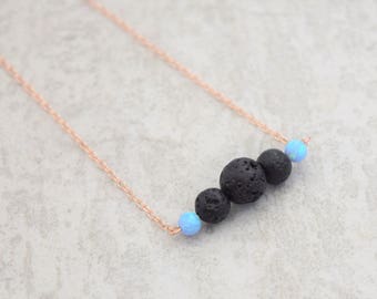 Diffuser Necklace, Aromatherapy Necklace, Essential Oil Necklace, Rose Gold Necklace, Essential Oil Jewelry, Diffuser Jewelry