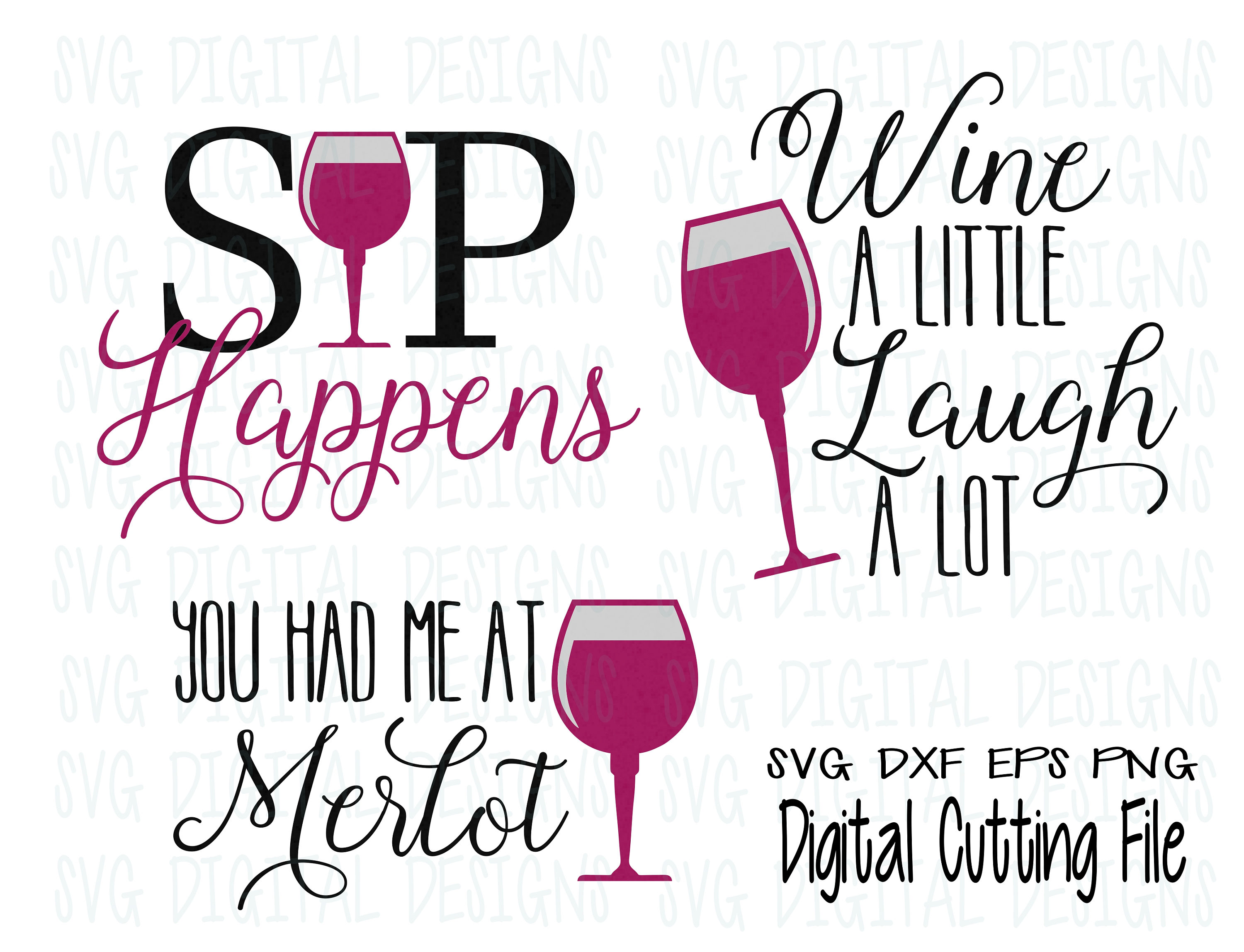 Wine quotes funny drinking glass saying svg svgs quote bundles cart add designer