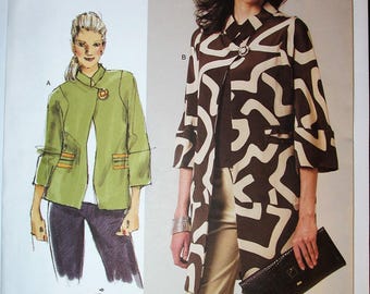 Vogue V1262 Sandra Betzina Today's Fit Loose Fitting Jacket One Size Uncut 1262