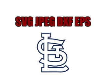 St.Louis Cardinals SVG File - Vector Design in, Svg, Eps, Dxf, and Jpeg Format for Cricut and Silhouette, Digital download !!!!!!!!!!!!!!!!!