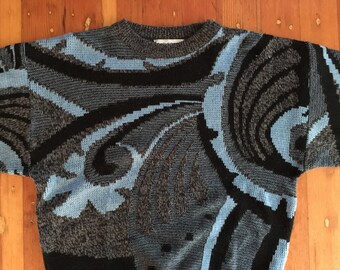 Vintage 90's Knit Sweater Pullover 1990