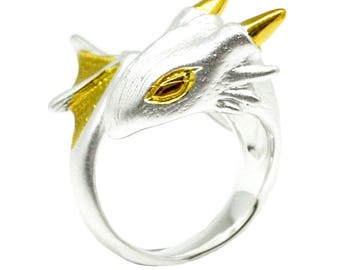 Snow Dragon Ring