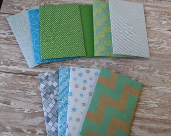 10 gift card size envelopes