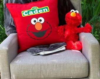 personalized elmo pillow