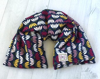 Long Heating Pad, Microwavable, neck wrap, heat therapy, cold pack, removable cover, aromatherapy, Muscle relaxer, Gift
