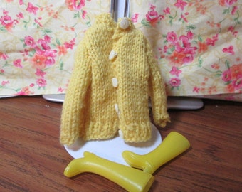 Vintage Barbie Sweater and boots