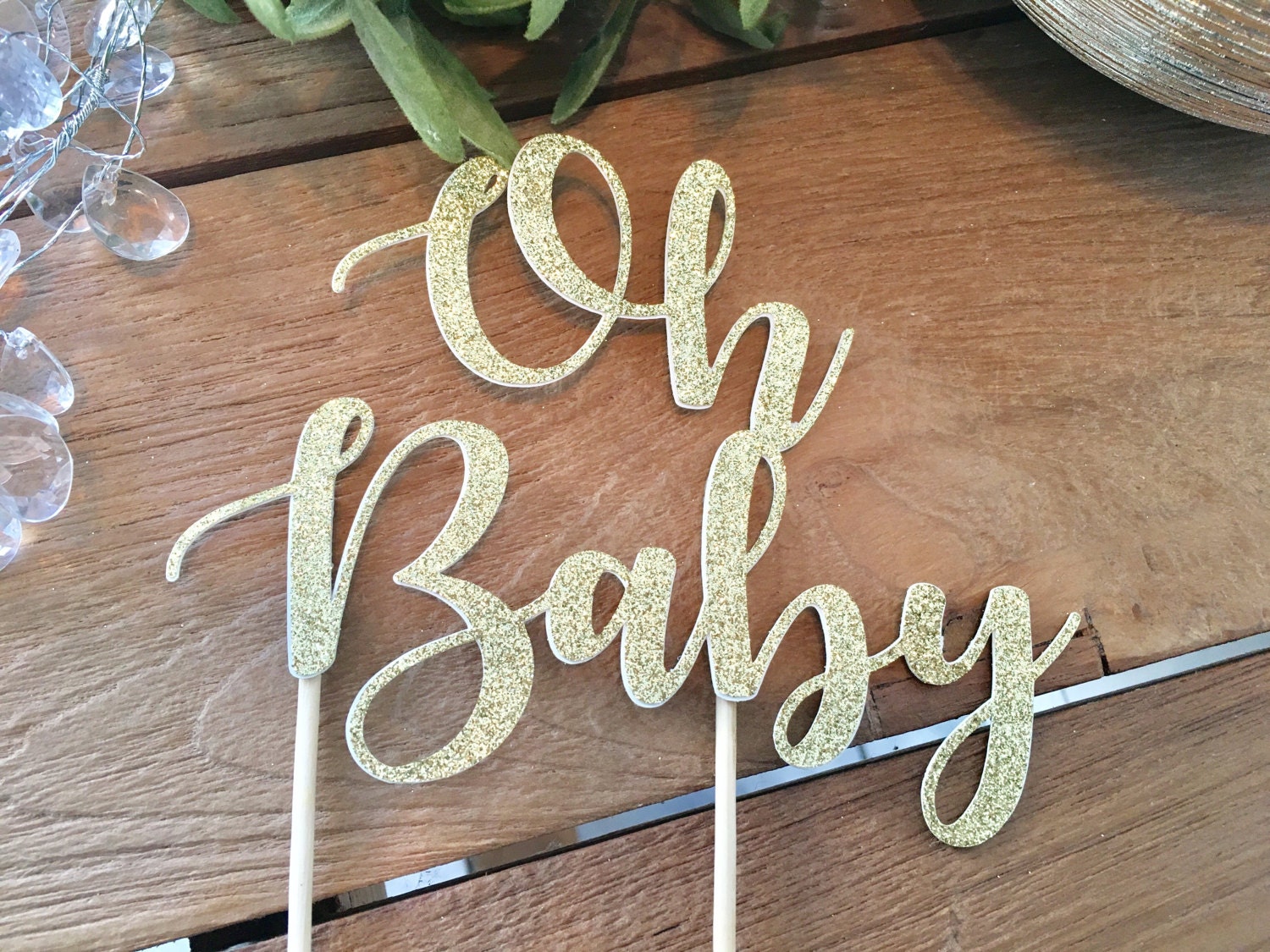 Oh Baby Cake Topper Baby Shower Cake Topper Baby Shower