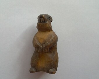 Vintage Wooden Beever Jewelry Finding Supply