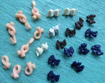 Vintage Ribbon and Bow Buttons
