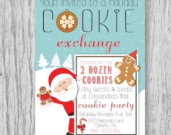 Holiday Cookie Exchange Invite