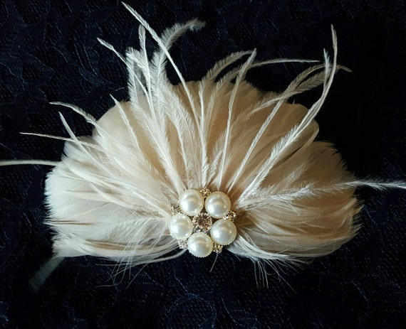 Wedding Hair Accessories Feather Hair Clip Bridal Hair Comb