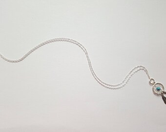 Necklace 925 sterling silver dream catcher