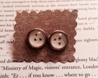 Harry Potter Star Earrings / Literary Jewelry / Harry Potter Earrings / Book Lover Gift / Bookish Earrings Star Jewelry / Bookworm Gift