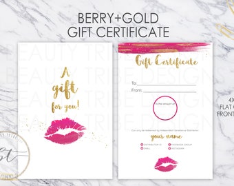 Lipsense Gift Certificate Package Red