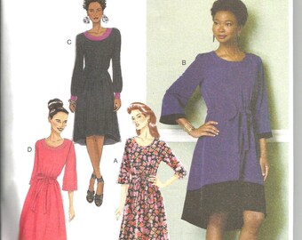 Butterick 6409 new and uncut size Large to X large womans dress
