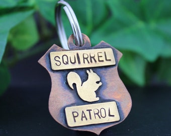 Squirrel Patrol Dog Tag, Personalized Dog Tag, Custom Dog Tags, Dog Tags For Dogs, Dog ID Tag, Pet ID Tag, Custom Dog Tag, Dog Name Tags