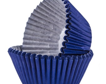 Navy Blue Standard Baking Cupcake Cups, Set of 24 - Cupcake Wrappers, Cupcake Liners, Baking Liner, Birthday Party, Wedding, Anniversary