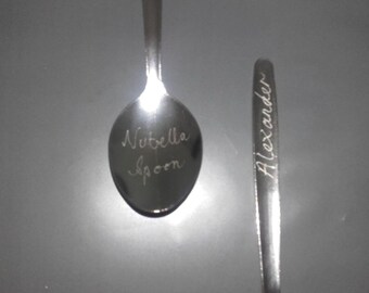 Nutella Spoon & Label - personalised with your name!