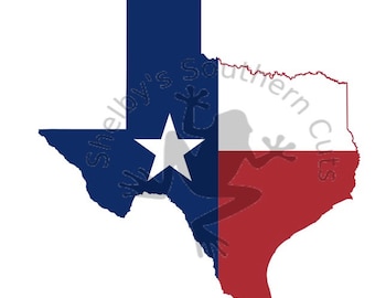 State of Texas Flag SVG file