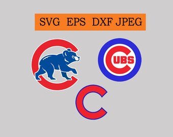 Chicago cubs svg | Etsy