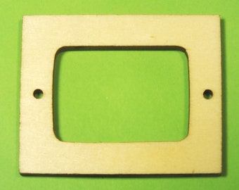 Baltic wood APPLIQUE: frame 45 * 35 mm, 3 mm thick