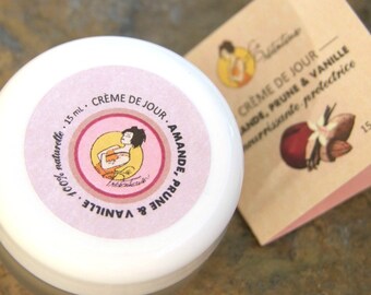 Moisturizing Almond prunus vanilla face cream 18 grams 0.75 oz