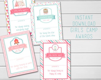 Young Women Girls Camp Awards LDS Girls Camp Editable