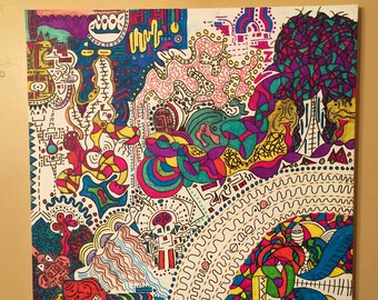Drawing on Canvas 2017 20x20in.
