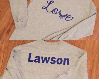 Air Force love shirt