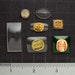 Lot of 7 Vintage Glass Watch Crystals Watch Face Glass in Rectangle, Square, Oval, beveled, and Fancy Shapes Steampunk Supplies 03351