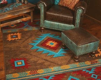 Native American Rug | Native American Style Rug | Native American Area Rug | Southwestern Rug | Southwest Rug | Southwestern Area Rug