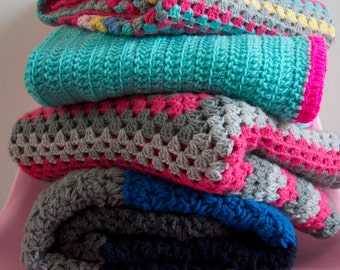 Pattern Granny Square blanket