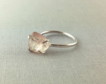 Catalina Ring - Topaz / California Collection // raw topaz ring, sterling silver ring, bohemian jewelry, raw gemstone ring, crystal ring