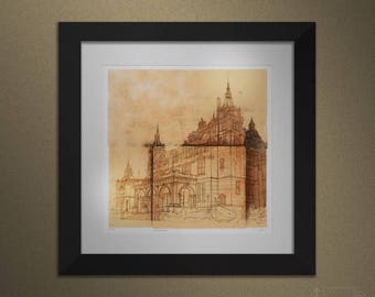Kelvingrove Stone. Large framed.