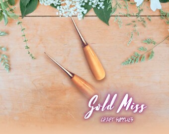 Hand Sewing Awl Tool Sewing Kit 2pc Embroidery Kit Embroidery Tool Stitch Awl Stitching Awl Sewing Awl Kit Bead Awl Leather Awl Tailor