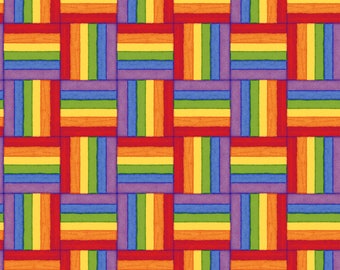 fabric fat quarters, quilting squares, cotton fabric, rainbow fabric, bright coloured fabric, kids fabrics