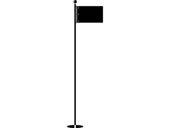 Golf Flag Hole 1 Golfer Golfing Clubs Sports Game .SVG .EPS