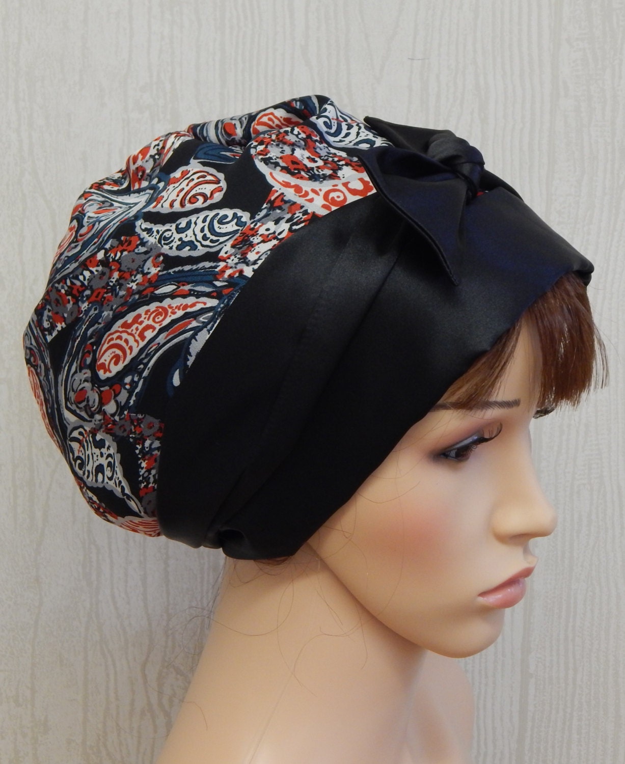 Womens satin head scarf silky sleeping Jewish women