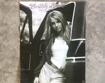 Vintage Retro 1990s Britney Spears Poster - 16 x 20